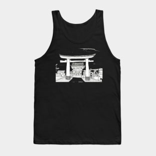 Tori Gate Sketch, Japan Tank Top